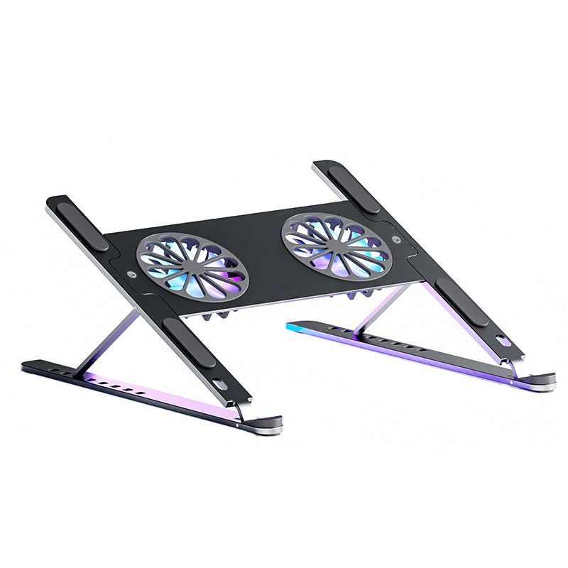 BONERUY P11F Foldbar bærbar køleblæser Kølerstand Justerbar vinkel varmeafledning Notebook køler BONERUY P11F Foldbar bærbar køleblæser Kølerstand Justerbar vinkel varmeafledning Notebook køler